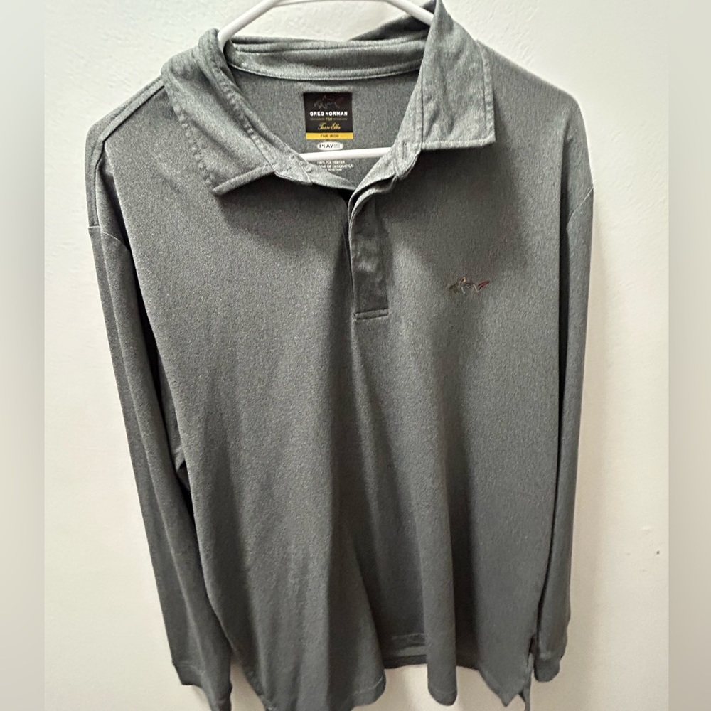 Men’s Large - Greg Norman Golf Polo - long sleeve